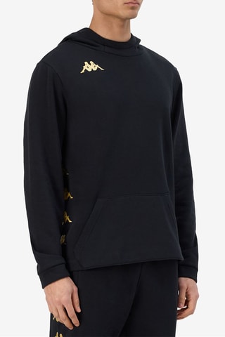Sudadera polar con capucha - Negro