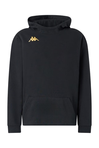 Sudadera polar con capucha - Negro