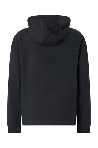 Sudadera polar con capucha - Negro