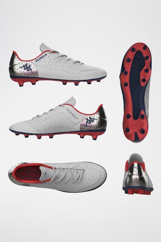 Botas de fútbol Kombat Player FG Kid - Blanco