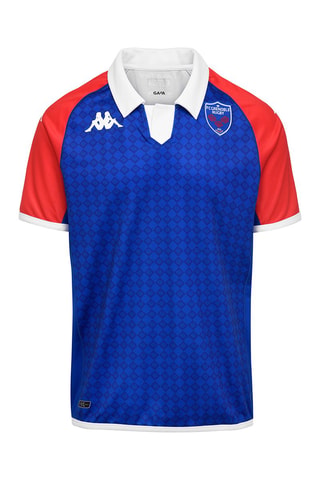 Camiseta de rugby Kombat Home Football Club de Grenoble rugby - Blanco, rojo y azul