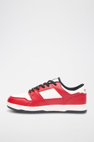 Zapatillas Rernal - Blanco y rojo