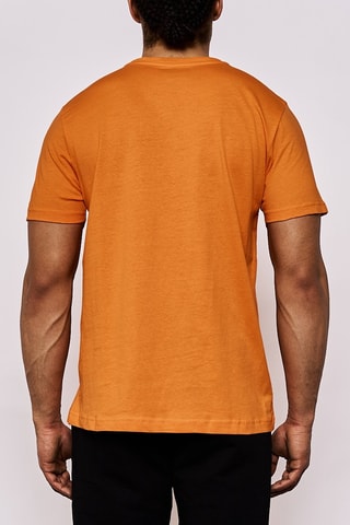 Camiseta slim fit Cafers - Naranja