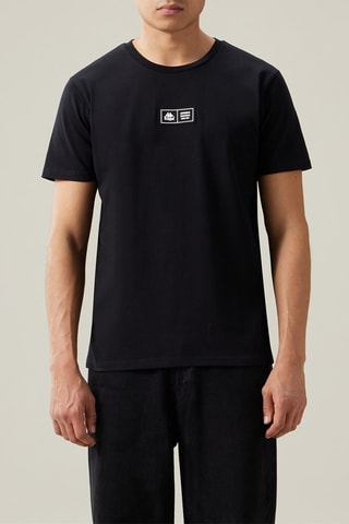 Camiseta regular - Negro