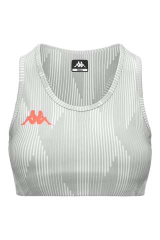 Sujetador deportivo push-up - Gris