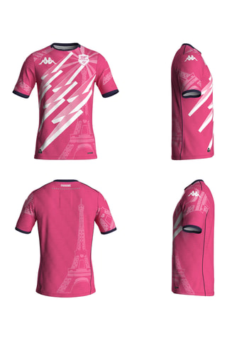 Maillot slim Stade Français Paris - Rose