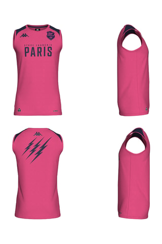 Maillot slim d’entraînement Stade Français Paris - Rose