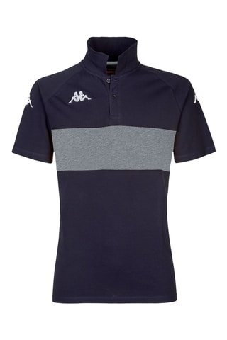 Polo Dianetti - Azul y gris