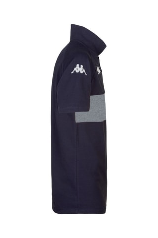 Polo Dianetti - Azul y gris