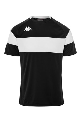 Camiseta Dareto - Blanco y negro