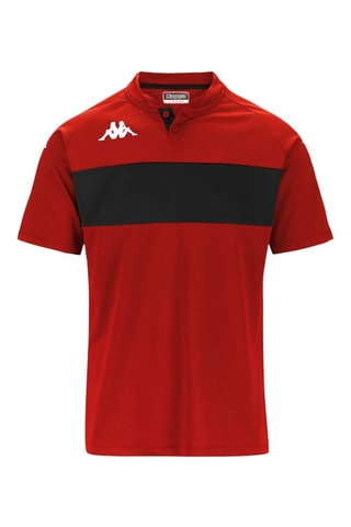 Polo Dalto - Negro y rojo