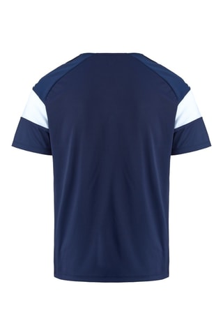Camiseta Dareto - Blanco y azul