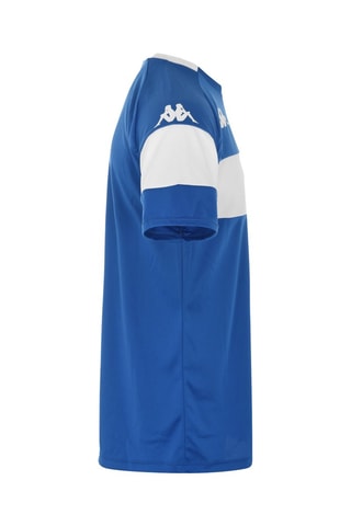 Camiseta Dareto - Blanco y azul