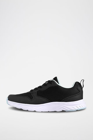 Zapatillas - Negro, verde y rosa