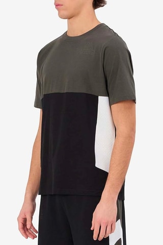 Camiseta Grimone - Blanco, negro y gris