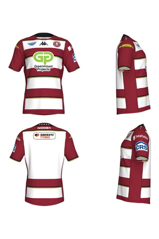 Maillot de rugby Wigan Warriors - Rouge