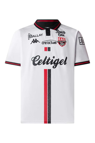 Camiseta slim fit de fútbol En avant de Guingamp - Blanco