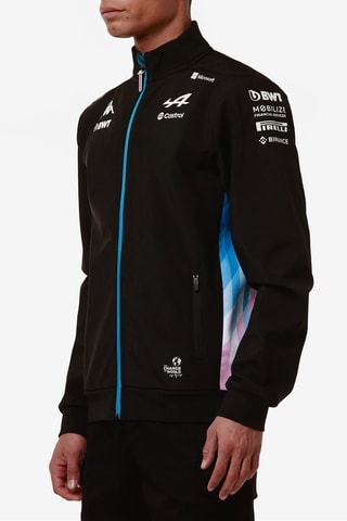 Chaqueta de Fórmula 1 Shoftshell BWT Alpine F1 Team Amdacy - Negro
