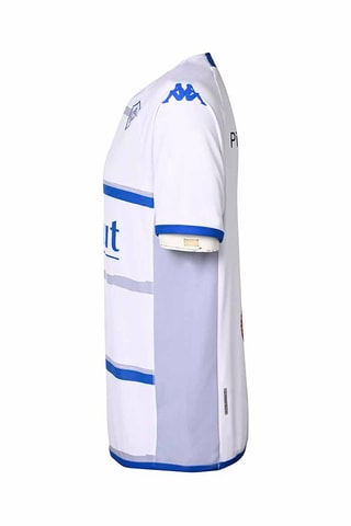 Maillot de rugby Kombat Away Castres olympique - Blanc et bleu
