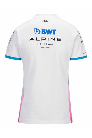 Polo de Fórmula 1 BWT Alpine F1 Team - Blanco