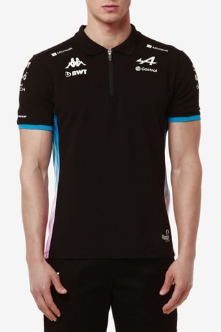 Polo de Fórmula 1 BWT Alpine F1 Team - Blanco, negro y rosa