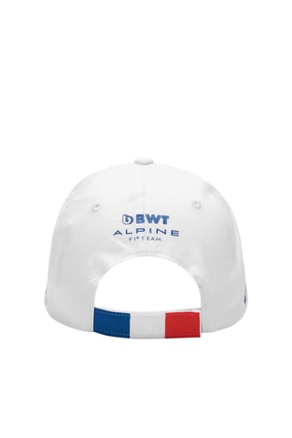 Gorra de Fórmula 1 BWT Alpine F1 Team Adoflat - Blanco, rojo y azul