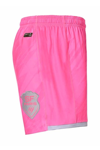 Short Stade Français Paris - Rosa y gris