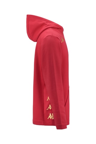 Sudadera polar con capucha - Rojo