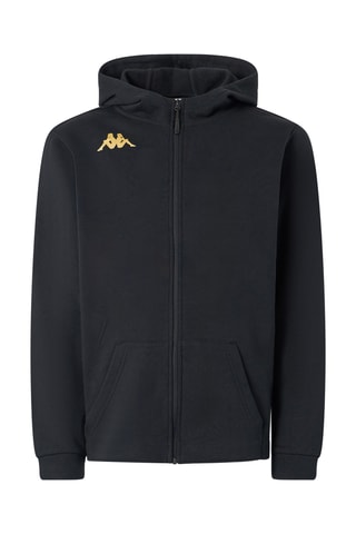 Sudadera polar con capucha - Negro
