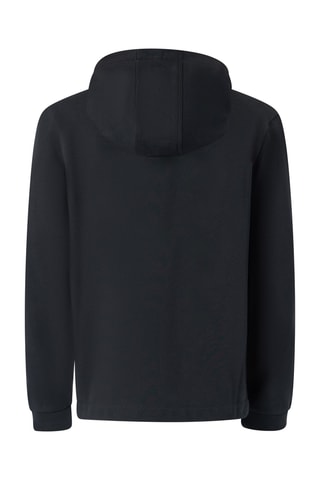 Sudadera polar con capucha - Negro
