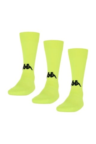 3 pares de calcetines altos - Amarillo
