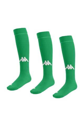 3 pares de calcetines altos - Verde