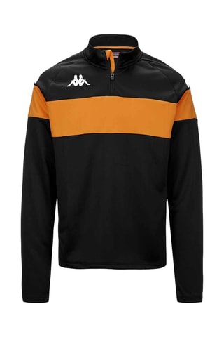 Sudadera Dovare - Blanco, negro y naranja