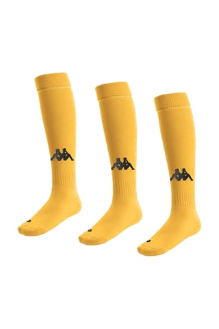 3 pares de calcetines altos - Amarillo