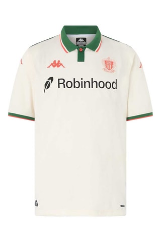 Camiseta regular fit de fútbol Olympique Gymnaste Club de Niza - Blanco