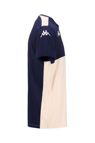 Maillot slim de rugby en coton biologique Union Bordeaux Bègles - Bleu