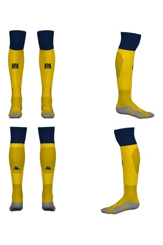 Calcetines altos de fútbol AD Alcorcón - Amarillo