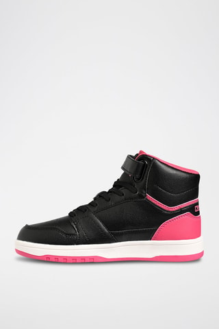 Zapatillas altas Rernal - Negro y rosa