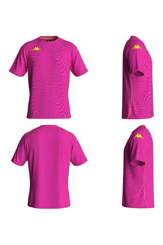 Camiseta regular fit de portería - Fucsia