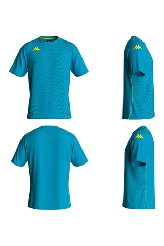 Camiseta regular fit de portería - Azul