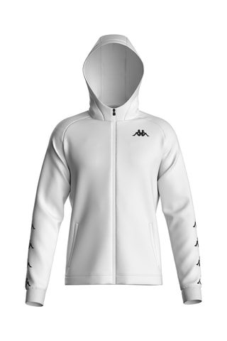 Sudadera polar con capucha - Blanco
