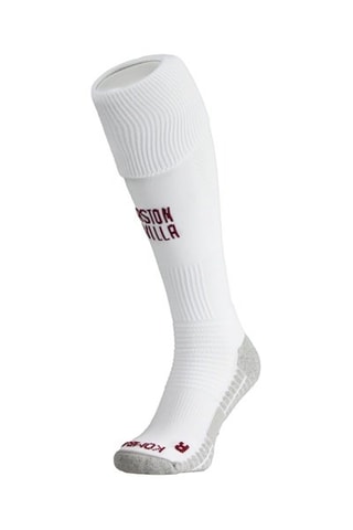 Calcetines de fútbol Aston Villa Football Club Kombat - Blanco