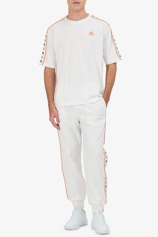 Camiseta 222 Banda Ninon - Blanco y naranja