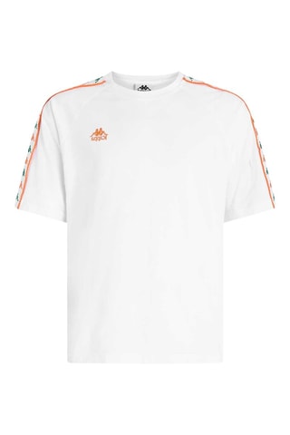 Camiseta 222 Banda Ninon - Blanco y naranja