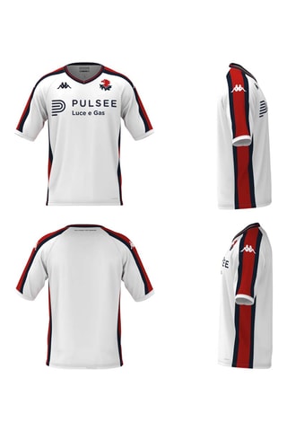 Camiseta regular fit de fútbol Genoa CFC - Blanco