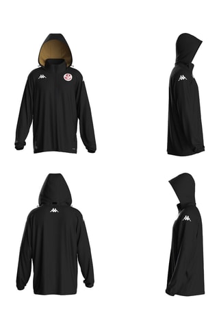 Veste d’entraînement à capuche Fédération tunisienne de football - Noir