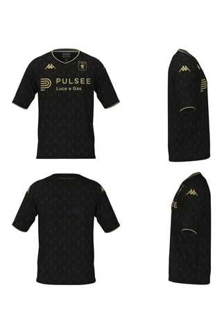 Camiseta regular fit de fútbol Genoa CFC - Negro