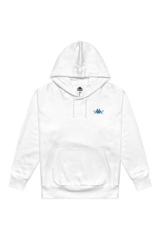 Sudadera con capucha polar de algodón orgánico - Blanco
