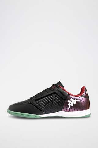 Zapatillas de fútbol Kombat player EV IC - Negro y verde