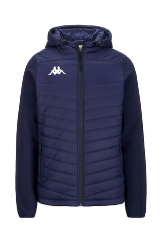 Chaqueta con capucha - Azul